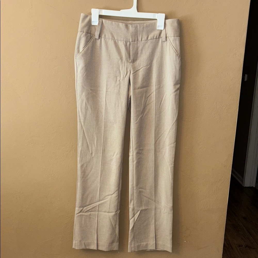 Daisy Fuentes Tan Boot Cut Pants